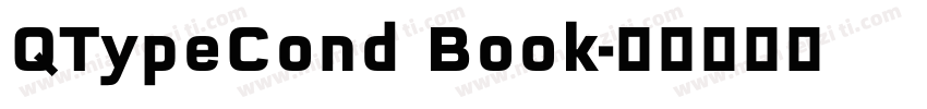 QTypeCond Book字体转换
